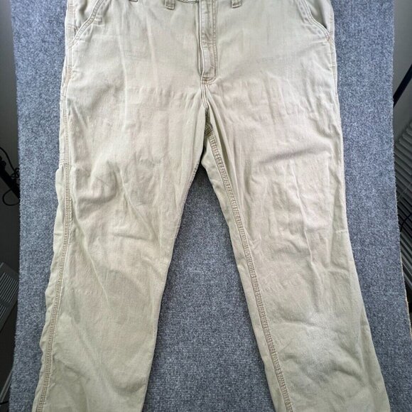 Carhartt Pants Adult Men's 44X30 Khaki Relaxed Fit Work Cargo Workwear * - Picture 1 of 15